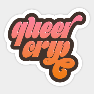 Queer Crip (Sunset) Sticker